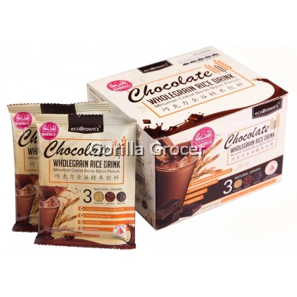 ecoBrown's Chocolate Wholegrain Rice Drink - 35g X 12